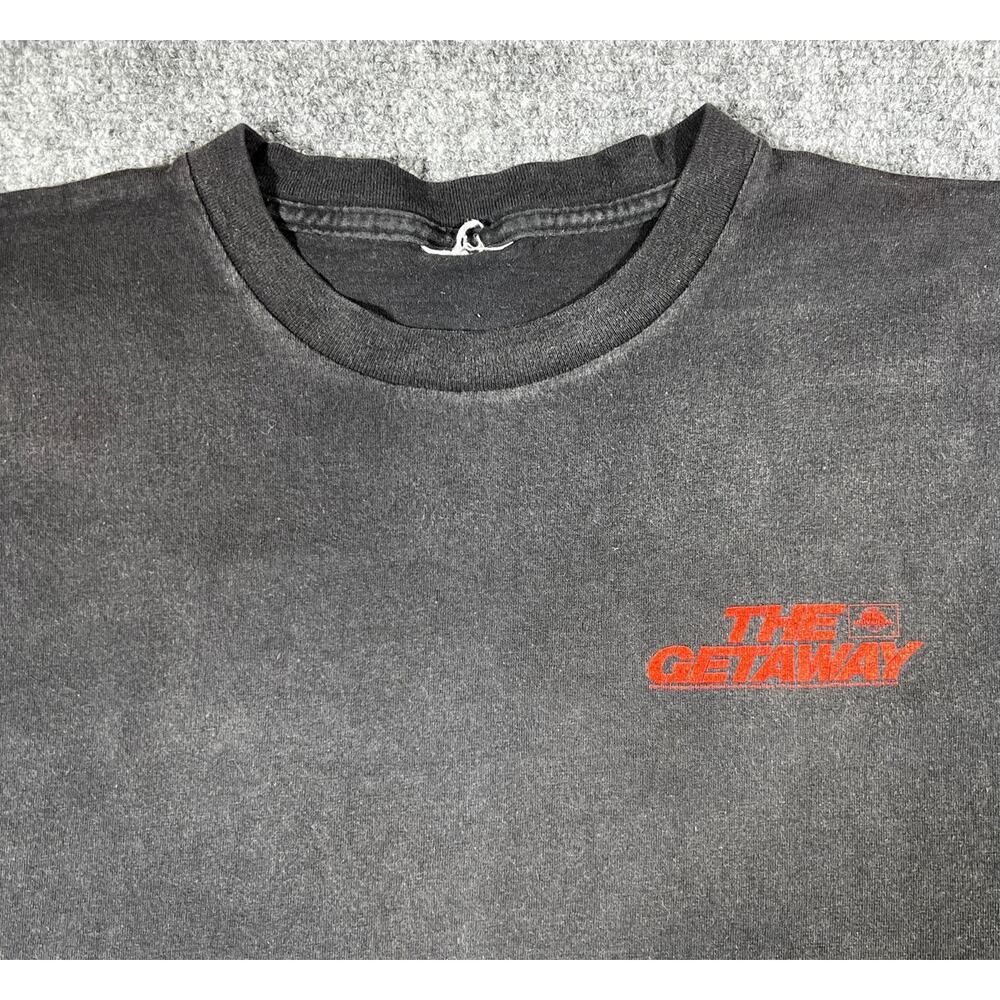 Y2K The Getaway Faded Black Promo Movie T-Shirt XL